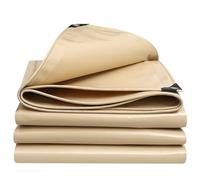 Telo Copritutto Impermeabile, Telone Pesante con Occhielli in Metallo, Resistente a Sole, Neve, Vento, Perfetto per Balcone, Camper, Cantiere, Serre, Tenda, Giardino
