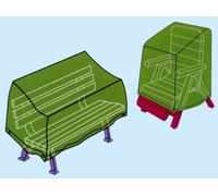 TELO COVER SET DI 3 TELI PER DIVANO / TAVOLO E 2 POLTRONE