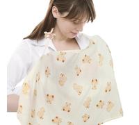 Telo da allattamento per il viaggio, copertura in mussola per l'allattamento dei bambini, in cotone, traspirante, per l'allattamento, per la mamma, per la privacy sulla strada