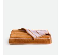 Telo da bagno a righe, spugna velour 500g, MARINI Marrone 50 x 100 cm