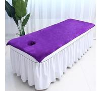 Telo da bagno per la cura del viso, letto speciale con foro salone di bellezza, asciugamano grande bagno, massaggio pediluvio negozio, lenzuola, biancheria letto, spessore medio, 100 * 200 fori
