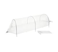 Telo da giardino pieghevole e resistente alle intemperie, tunnel antiuccelli per la protezione delle colture, la protezione parassiti e la regolazione del microclima, telone facile da installare