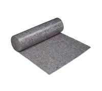 Relaxdays Telo da Imbianchino, Protettivo, 1x50 m, Antiscivolo, Idrorepellente, 300g/m², Pittura e Trasloco, Grigio