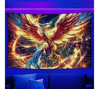 Telo Da Parete Abstact Flaming Bird Wing (1 Arazzo Estetica Tapestry Soffitto Arte Arazzi Per Camera Da Letto Soggiorno Libreria L
