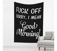 Telo Da Parete I Don'T Mean To Be Rude But Shut Up And Fuck Off Arte Muraria Arazzo Decorazione Per Soggiorno Dormitorio Universitario L