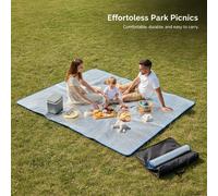 Telo da picnic impermeabile portatile, stuoia outdoor double-face, per giardino