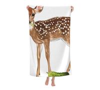 Telo da spiaggia Dill Doe Nature Deer Redneck Pickle Asciugamani da spiaggia in microfibra Coperta oversize Tropical Big Extra Large XL Asciugamani da piscina Asciugatura rapida Antisabbia per donne
