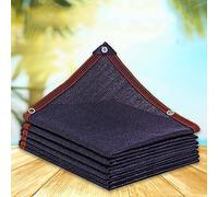 Telo de Sombra Para Protección Solar, Jardin Toldo Vela de Sombra Bloqueador Solar Paño Red de Sombra de Invernadero Solar Sombra Paño 80% Negro Para Plantas (W4xL5m(13.12x16.40ft))