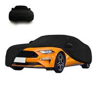 Telo di copertura auto premium per interni, in tessuto elasticizzato, compatibile con Ford Mustang 2005-2024, copertura completa per auto per protezione dal sole e dalla polvere, fodera protettiva in