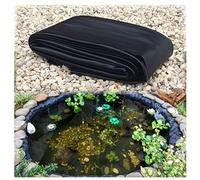 Telo di Copertura Flessibile in Gomma Nera per laghetti, Adatto a cascate da Giardino, ruscelli e laghetti per Pesci, Telo Impermeabile di 1x2 Metri.