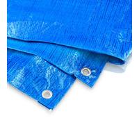 Telo di copertura in poliestere 3 x 7 Meter - 60 G blu