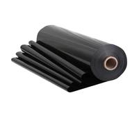 Telo di copertura in polietilene resistente, 3 m x 4 m, nero, 1300 g, per coltivare il giardino, isolamento e protezione da macerie edilizie