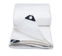 Telo di copertura in PVC bianco 1x1m 1x1.2m 1x1.5m Telo impermeabile resistente con occhielli rinforzati per campeggio all'aperto, telo da picnic(1x1.5m)