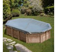 Telo di copertura invernale CIKPBOC535 piscine ovali GRE Bambú 575x375 cm