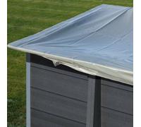 Gre Accessories Winter Cover For Square Pool Grigio 376 x 376 cm