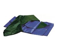 Telo di copertura occhiellato blu e verde 2x3 m