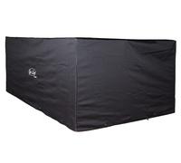 Telo di copertura per mobili da giardino 1,85 x 1,18 x 0,7 m nero pellicola p...
