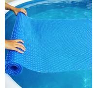 Telo di Copertura per Piscina, Telo Solare Rettangolare per Piscine interrate e Fuori Terra, Telo riscaldante a Bolle per vasche idromassaggio, Resistente ai Raggi UV, 200x700 cm, Soluzione