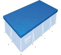 Telo di copertura rettangolare per piscina, telo di copertura resistente, protegge le piscine fuori terra da foglie e polvere, tessuto in po