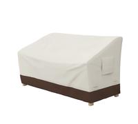 Telo di copertura sagomato per panca a 3 posti Beige/Marrone Chiaro