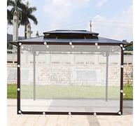 Telo di Copertura Trasparente e Resistente ai Raggi UV LKW, 4x1,8 m, Ideale per Serre e Piante in Vaso - Protezione Impermeabile Contro la Pioggia per balconi e tetti di Casette da Giardino