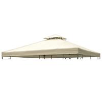 HD Casa Telo di ricambio per gazebo 3x3 m Bianco con Airvent 180 gr Originale