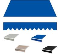 Telo di ricambio for tenda da sole da patio, 10x5 piedi, 10x6,5 piedi, 10x8,2 piedi, tessuto di ricambio for tenda da sole retrattile, tela di ricambio manuale for tenda da sole da esterno (blu, 3x1,5