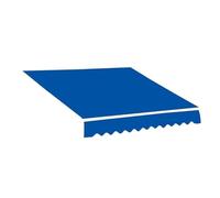 Telo di ricambio impermeabile personalizzabile, in tessuto, manuale, retrattile, per finestre e porte, durevole baldacchino blu (3,65 x 3 m), perfetto per uso esterno