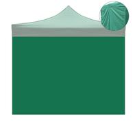 Telo di Ricambio Laterale per Gazebo Pieghevole 3x2m Impermeabile Verde