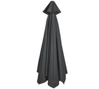 Telo di ricambio Ombrellone 6/8 Braccia, 2m 2.3m 2.5m 2.7m 3.0m 3.5m Copertura per Ombrellone Tessuto Di Ricambio da Giardino Impermeabile Replacement Parasol Canopy(Gray,2.5M/6 arms)