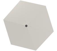 Telo di Ricambio per Ombrellone Ø3 m con Prese d'Aria per Telai in Legno e Acciaio Crema