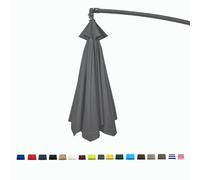 Telo di Ricambio per Ombrellone Copertura per Ombrellone Tettuccio di Ricambio per Ombrellone ∅2.0m 2.30m 2.70m 3.0m 6 Stecche 8 Stecche Poliestere Telo Ombrellone ( Color : Gray , Size : 3.0m/10FT-6R