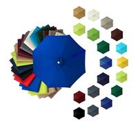 Telo di Ricambio per Ombrellone da Giardino 6/8 Stecche Copri Ombrellone Universale Impermeabile Anti-UV Sostituzione Copertura Parasole per Spiaggia e Esterno(Dark Blue,8 ribs:2.0M/6.5FT)