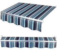 Telo di ricambio per ombrellone Refugio per patio e giardino, 4 x 3 m, copertura manuale retrattile, 280 g, impermeabile, in poliestere