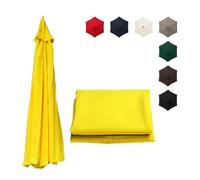 Telo Di Ricambio Per Ombrellone Tessuto Resistente All'acqua | Telo Di Ricambio Per Ombrellone Da Esterno Di Alta Qualità(Yellow,2.5m/8.2ft-6ribs)