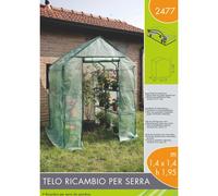 Telo di ricambio per serra a casetta "Anemone" Verde