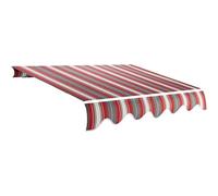 Telo di ricambio per tenda da esterno con mantovana, resistente ai raggi UV, impermeabile, resistente al sole, 600 x 300 cm, ideale per terrazze e terrazze