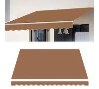 Telo di ricambio per tenda da giardino retrattile in 100% poliestere impermeabile di alta qualità, 4,5 x 3 m, ideale per porte di terrazza, soluzioni per l'ombra del mercato