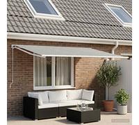 Telo di ricambio per tenda da sole Antracite e Bianco