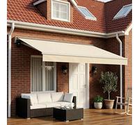 vidaXL Tessuto di ricambio per tenda da sole, 500 x 300 cm, per giardino e terrazza, rettangolare, moderna, resistente ai raggi UV, resistente alle intemperie