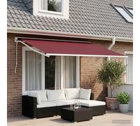 vidaXL Tessuto di ricambio per tenda da sole, 400 x 200 cm, in poliestere, moderno, rettangolare, resistente alle intemperie e ai raggi UV, facile da pulire