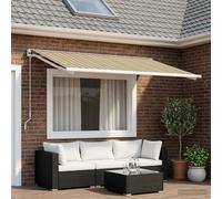 Telo di ricambio per tenda da sole Verde e Giallo 300 x 250 cm