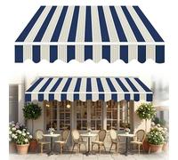 Telo Di Ricambio Per Tendas Da Sole Da Esterno, Tessuto In Poliestere Anti-UV, Copertura Impermeabile Per Veranda E Balcone, Protezione Solare Resistente, Arredo Giardino