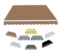 Telo di Ricambio per Tende da Sole, Tessuto di ricambi, Senza Telaio, Impermeabile e Resistente al Sole, per Balcone, Patio, Esterno, Giardino, Terrazzo,001,700x250cm