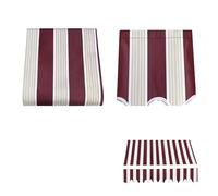 Telo di Ricambio per Tende Parasole Retrattile, Tessuto di Ricambio per Tende a Braccio, Anti UV 50+, per Balcone, Patio, Terrazzo, Esterno(Rouge,10x8ft/300x250cm)