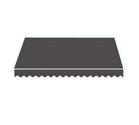 Telo di Ricambio per Tende Parasole Retrattile, Tessuto di Ricambio per Tende a Braccio da 2x1,50 m in Poliestere, per Balcone, Esterno, Giardino(Gray,11.5x6.5ft/350x200cm)