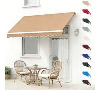 Telo Di Ricambio Per Tettoia Per Esterno E Tendas Da Sole, Copertura Impermeabile E Resistente Ai Raggi UV, Adatto A Giardino, Patio O Area Esterna, Disponibile In Vari Colori E Misure