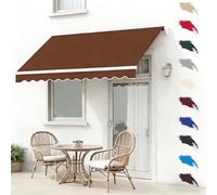 Telo Di Ricambio Per Tettoia Per Esterno E Tendas Da Sole, Copertura Impermeabile E Resistente Ai Raggi UV, Adatto A Giardino, Patio O Area Esterna, Disponibile In Vari Colori E Misure