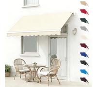 Telo Di Ricambio Per Tettoia Per Esterno E Tendas Da Sole, Copertura Impermeabile E Resistente Ai Raggi UV, Adatto A Giardino, Patio O Area Esterna, Disponibile In Vari Colori E Misure