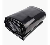 Telo di Rivestimento per laghetti Nero 6x9m, 7x10m, 8x12m, 10x10m, HDPE Flessibile, 5 Mil di Spessore, Resistente, Facile da Tagliare, Telo di Copertura Elastico, per laghetti Koi, ruscelli, fontane